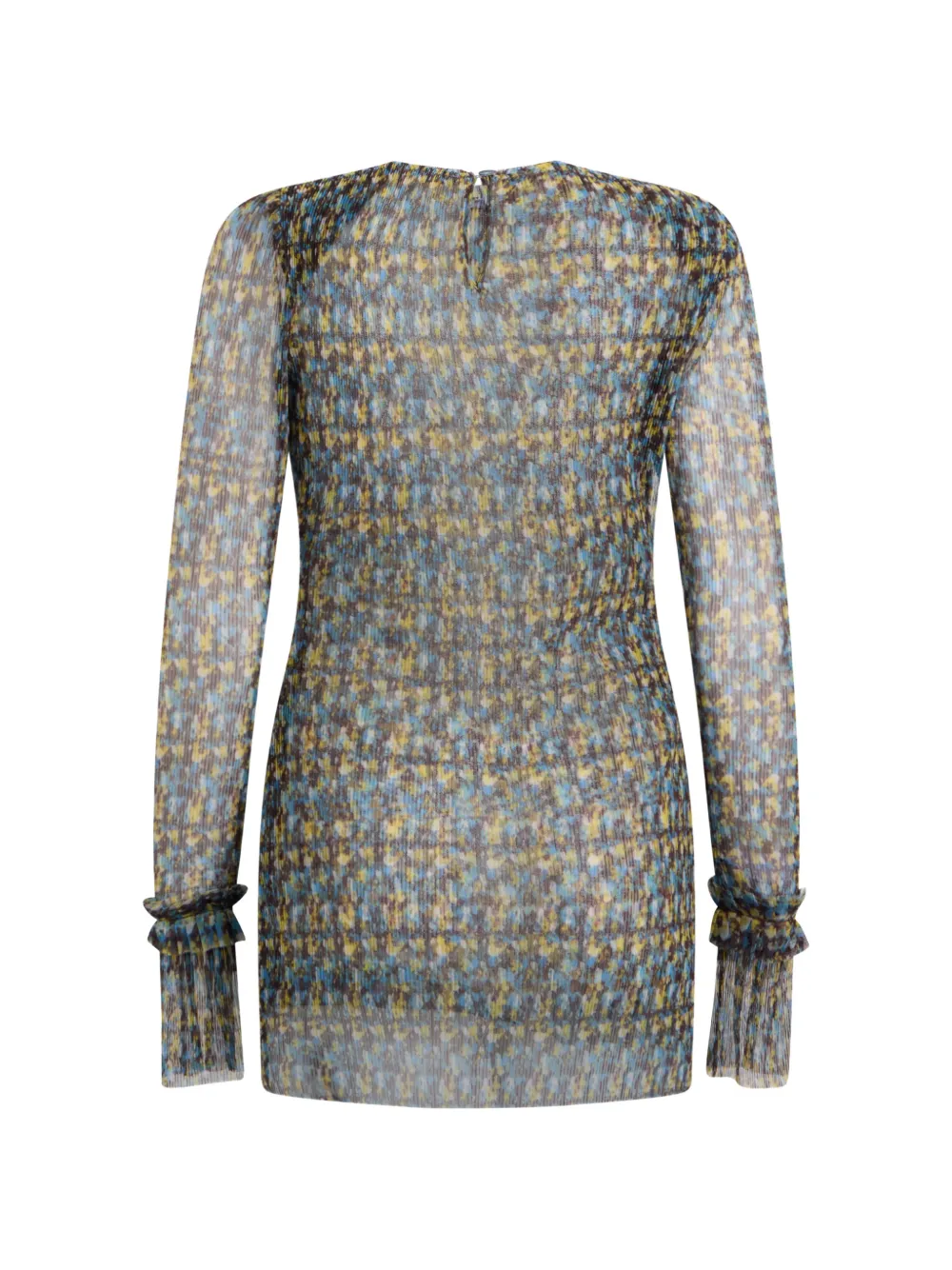 Philosophy Di Lorenzo Serafini Blouse met bloemenprint en franje Blauw
