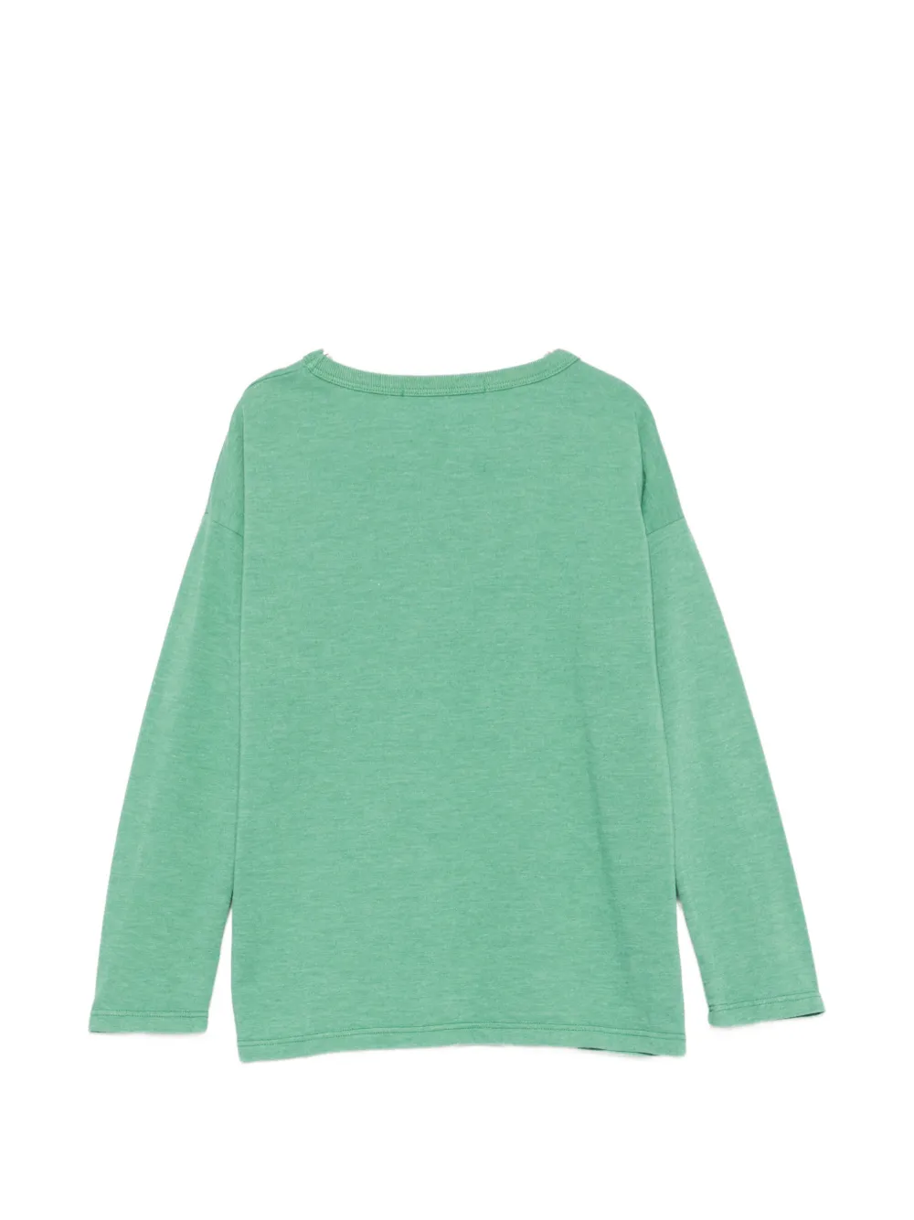 Bobo Choses T-shirt met lange mouwen en logo-print Groen