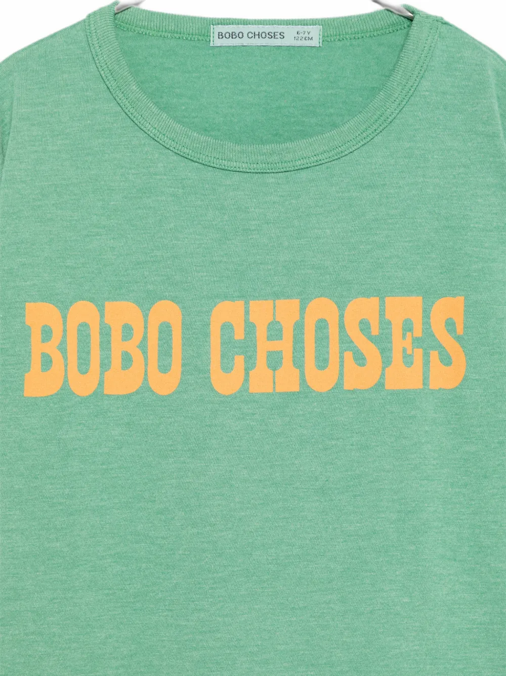 Bobo Choses T-shirt met lange mouwen en logo-print Groen
