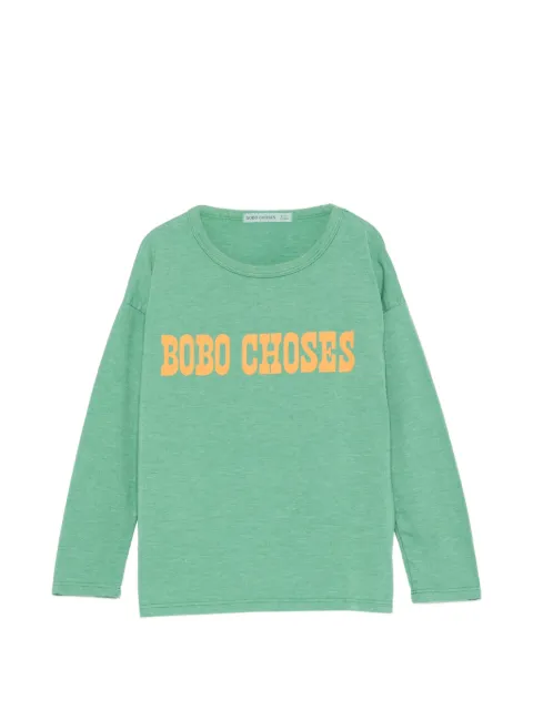 Bobo Choses logo-print long-sleeve T-shirt