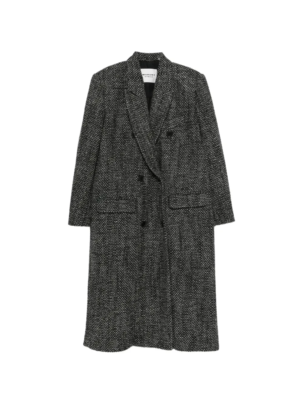 MARANT ÉTOILE double-breasted long-sleeve coat - Grau