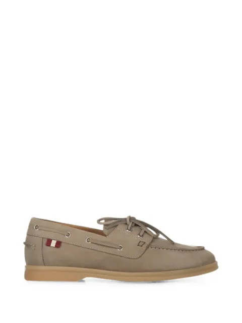 Bally suede boat shoes