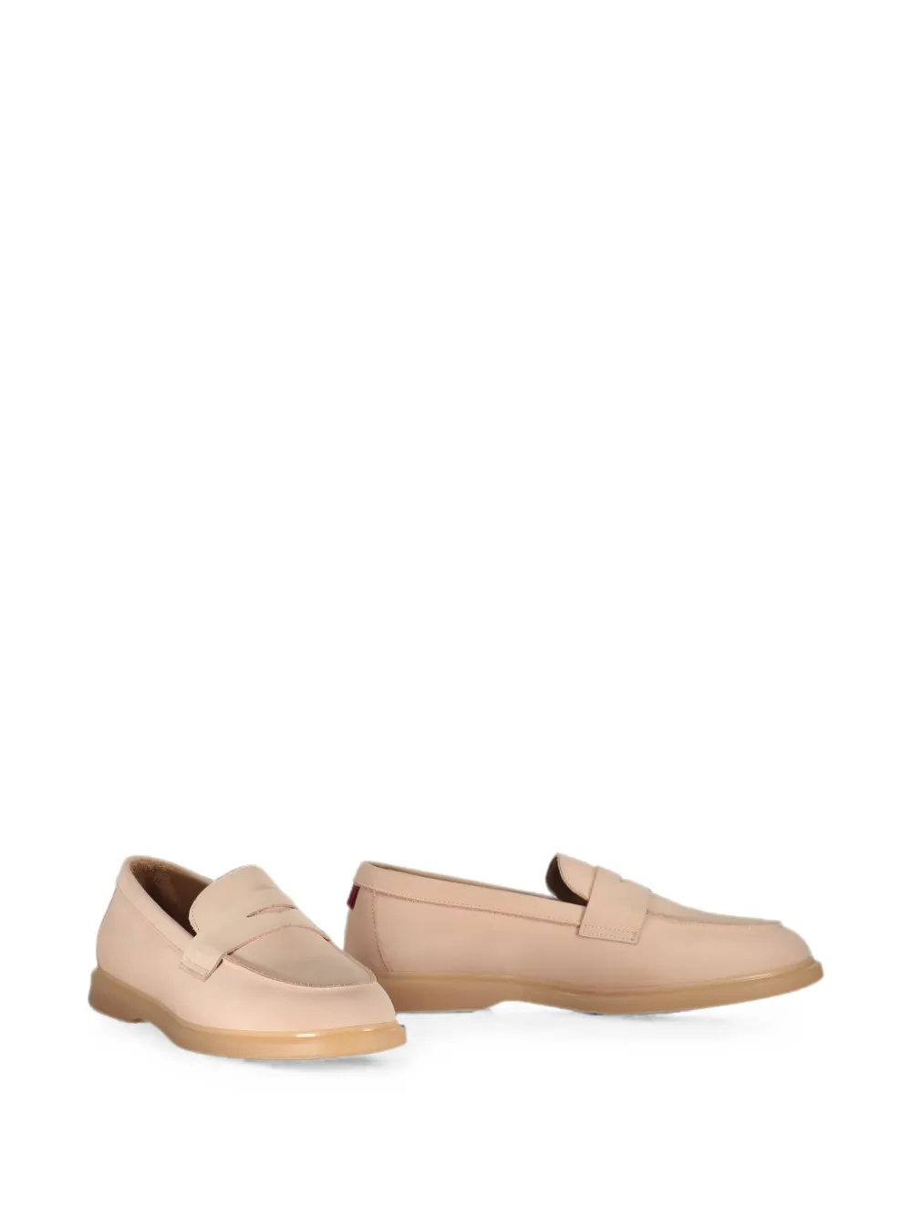 Bally Leren loafers Beige