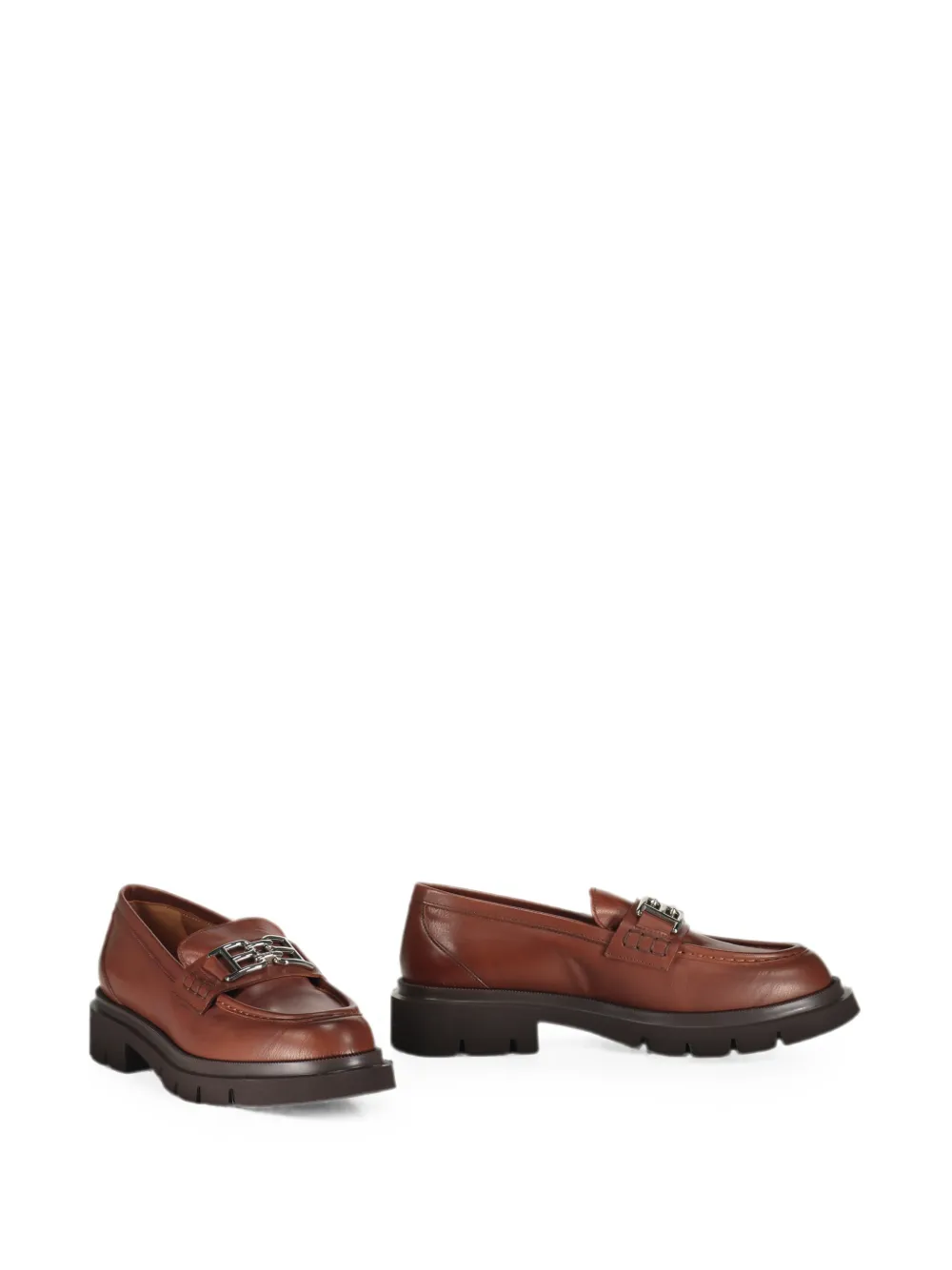 Bally loafers in leather Bruin