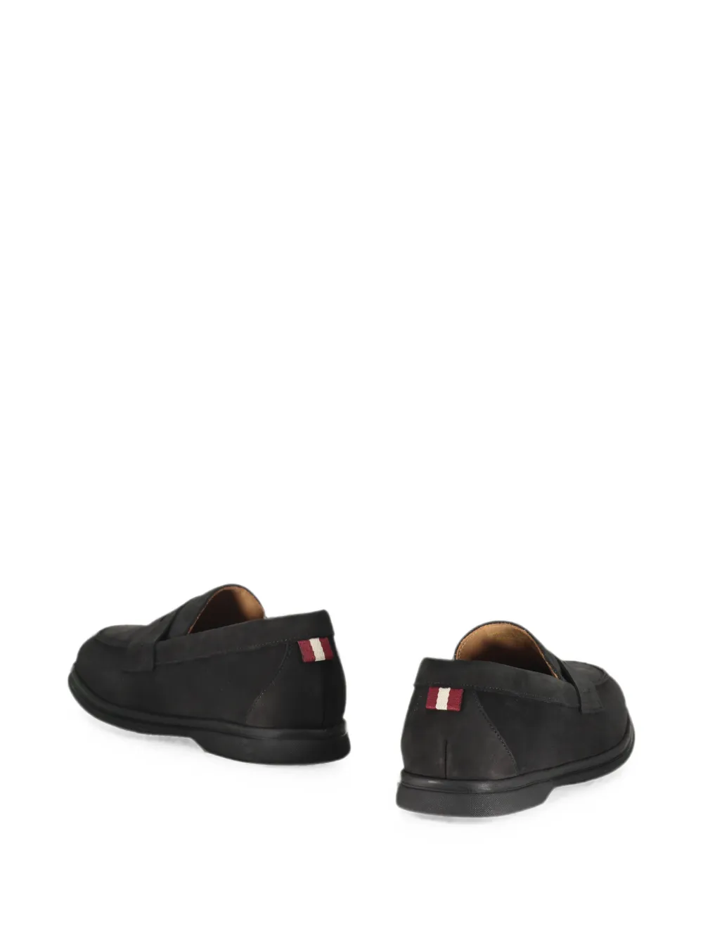 Bally Leren loafers Zwart