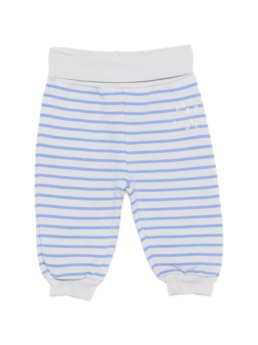 Bobo Choses striped track pants - Grigio