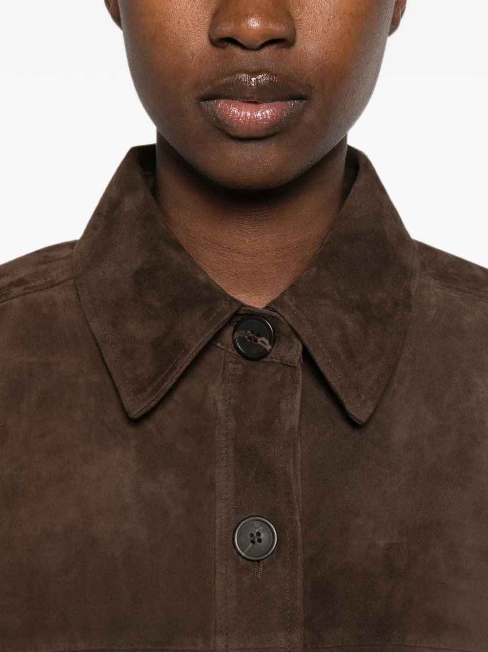 Arma Button-up jas Bruin
