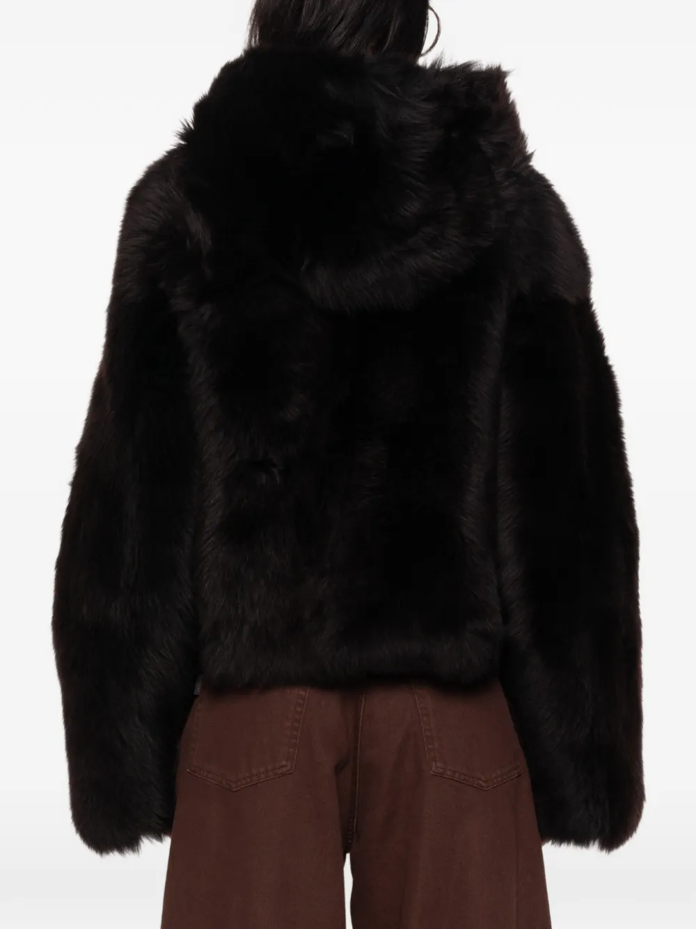 Arma Lammy coat Bruin