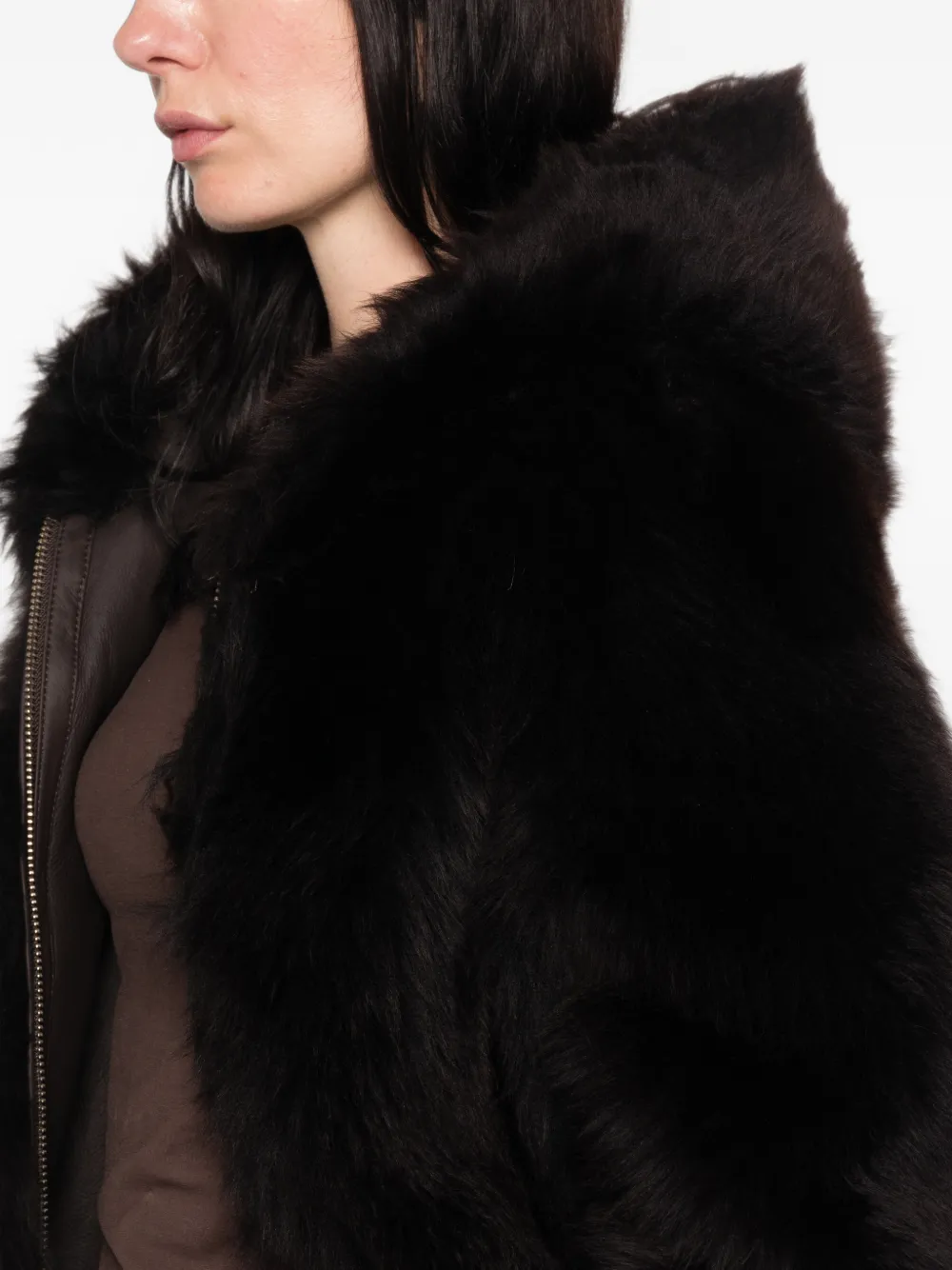 Arma Lammy coat Bruin