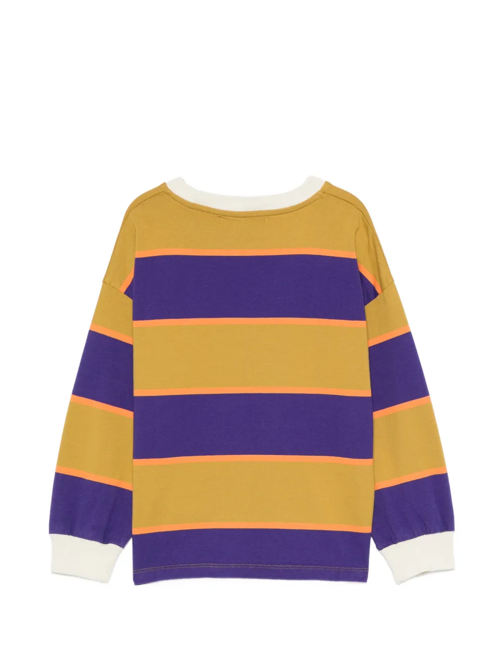 Bobo Choses Gestreepte top met logo-detail Geel