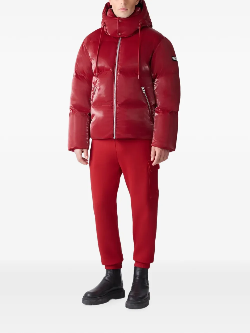 Mackage Kent-Glo donsjack met capuchon Rood