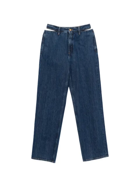 Jil Sander jeans con aberturas