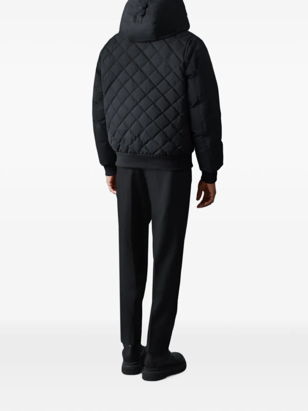 Mackage Iker gewatteerd jack Zwart