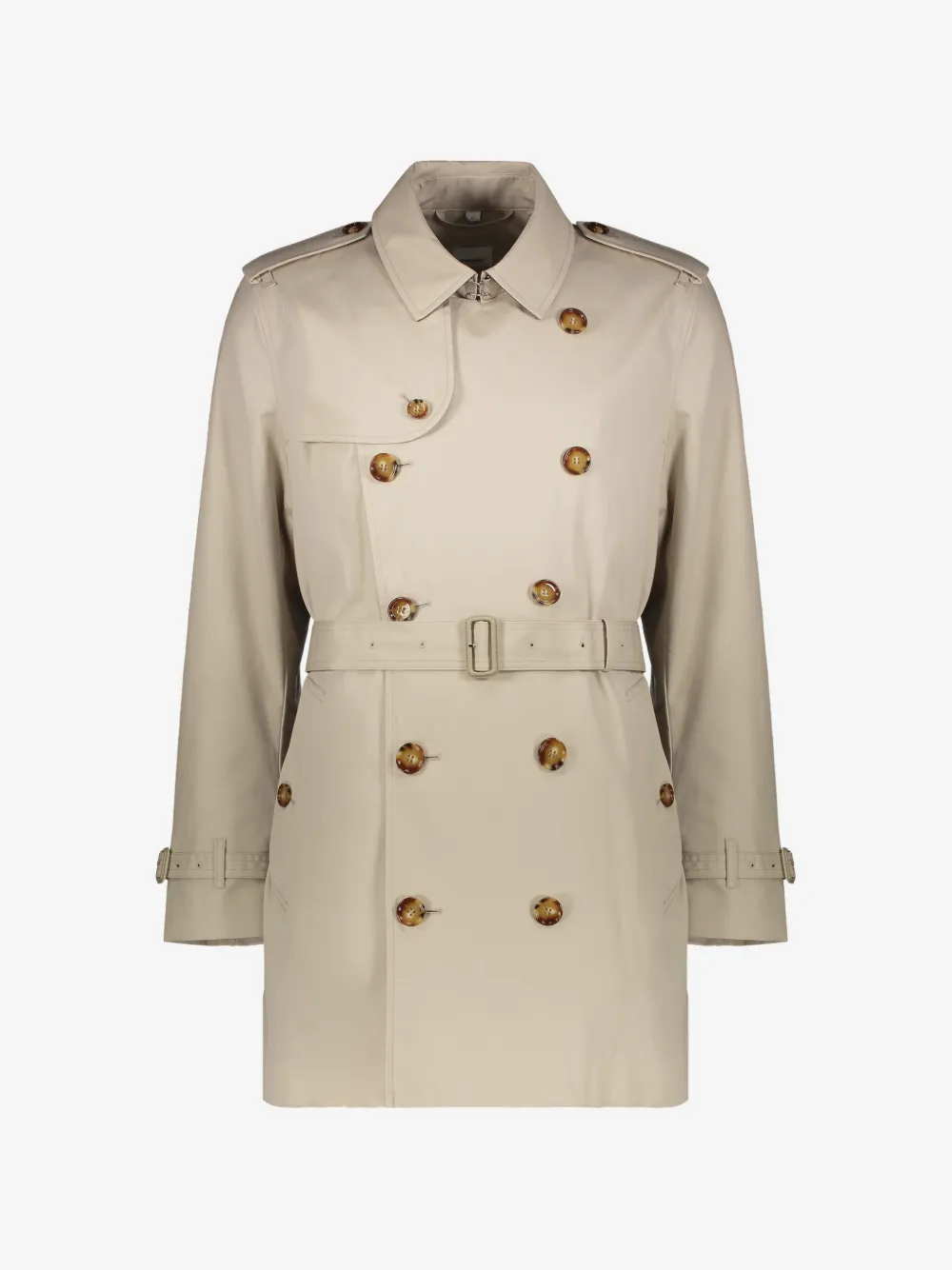 Burberry double-breasted belted trench coat | Neutrals | Image 1