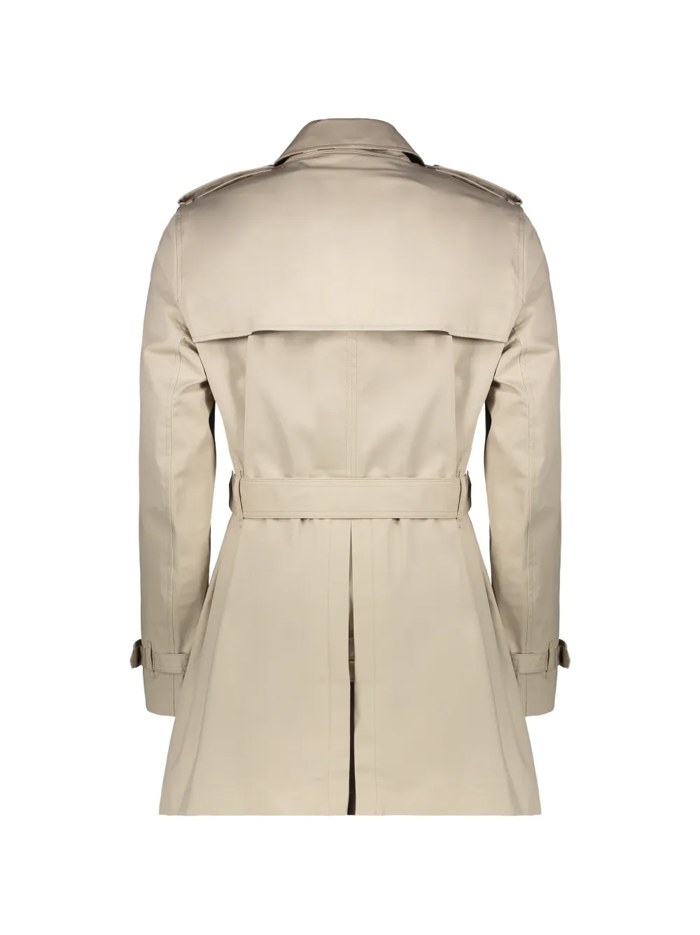 Burberry Trenchcoat met dubbele rij knopen en ceintuur Beige