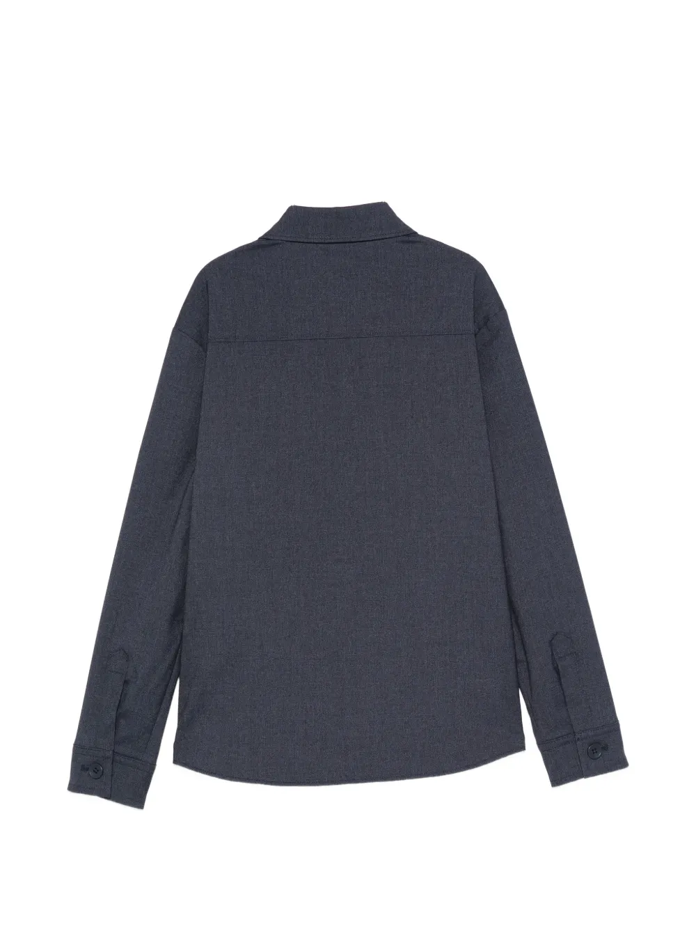 TRUSSARDI JUNIOR Shirt met borstzak en geborduurd logo Blauw