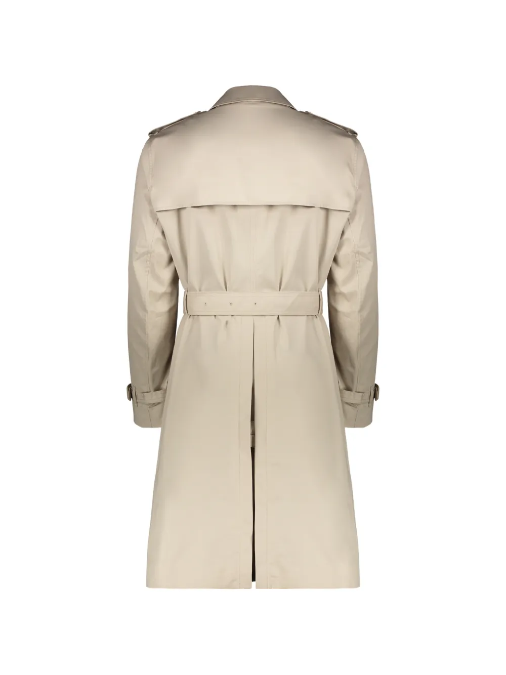 Burberry Trenchcoat met dubbele rij knopen Beige