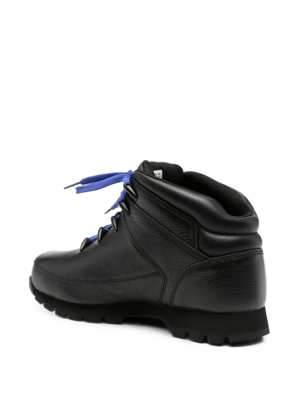 Timberland grained leather ankle boots Zwart