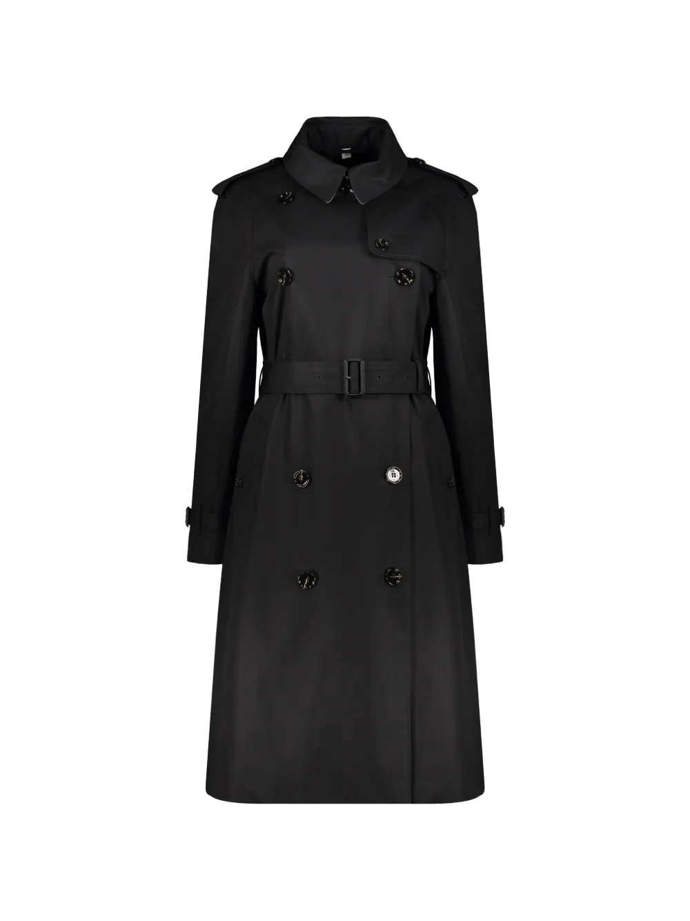 Burberry double-breasted belted trench coat - Nero