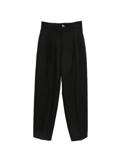 AMI Paris pleated straight-leg trousers