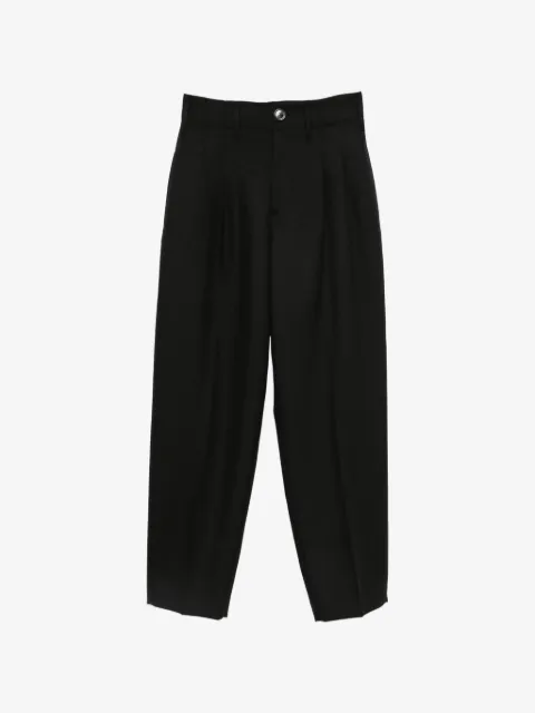 AMI Paris pleated straight-leg trousers
