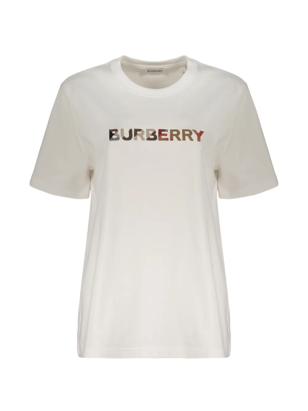 Burberry logo-print short-sleeve T-shirt - Nude