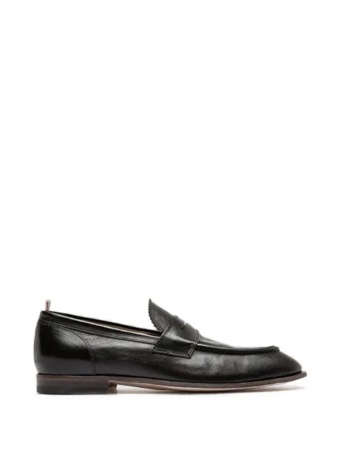 Officine Creative Solitude 001 serrated-edge leather loafers