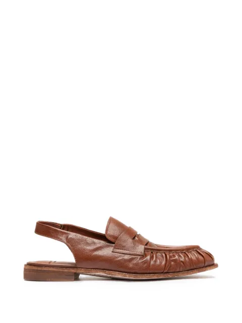 Officine Creative Solitude 102 gathered slingback pumps