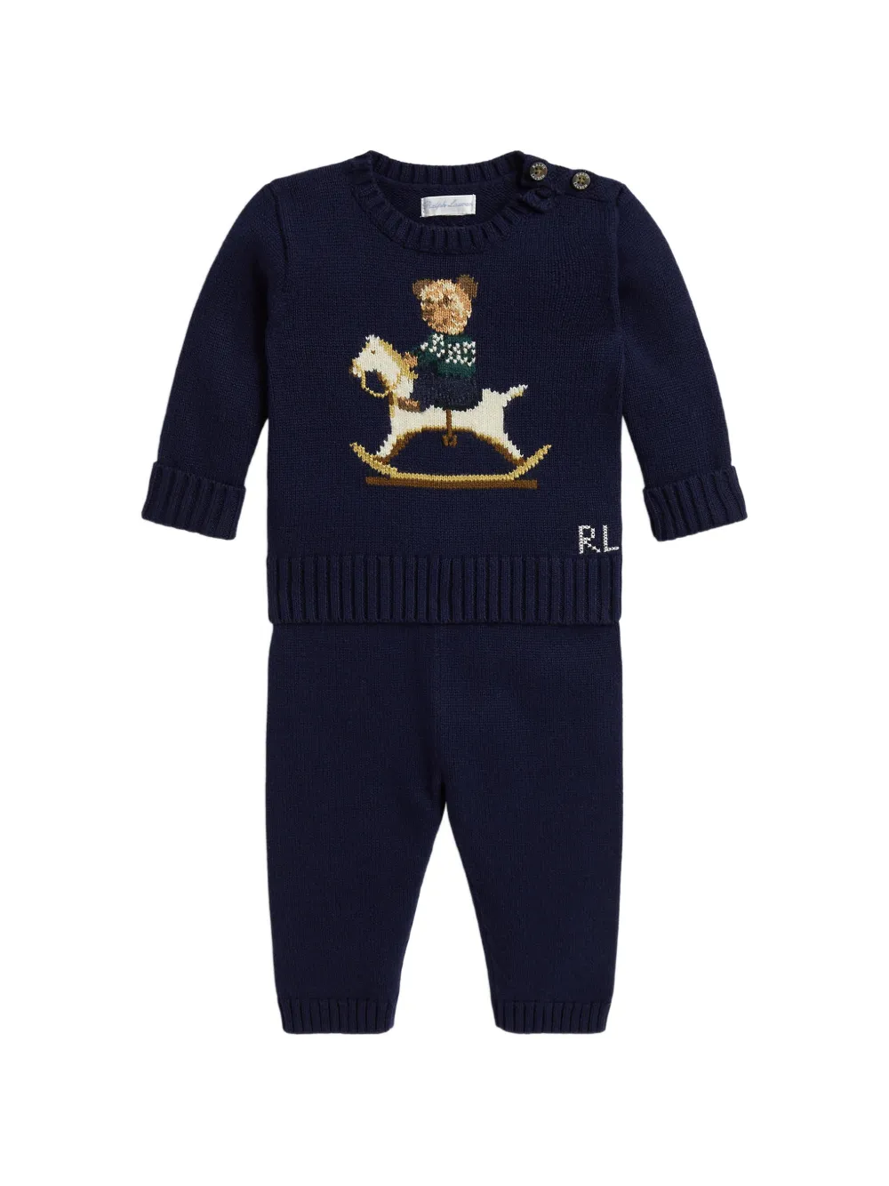 POLO RALPH LAUREN KIDS Polo Bear Hosen-Set - Blau