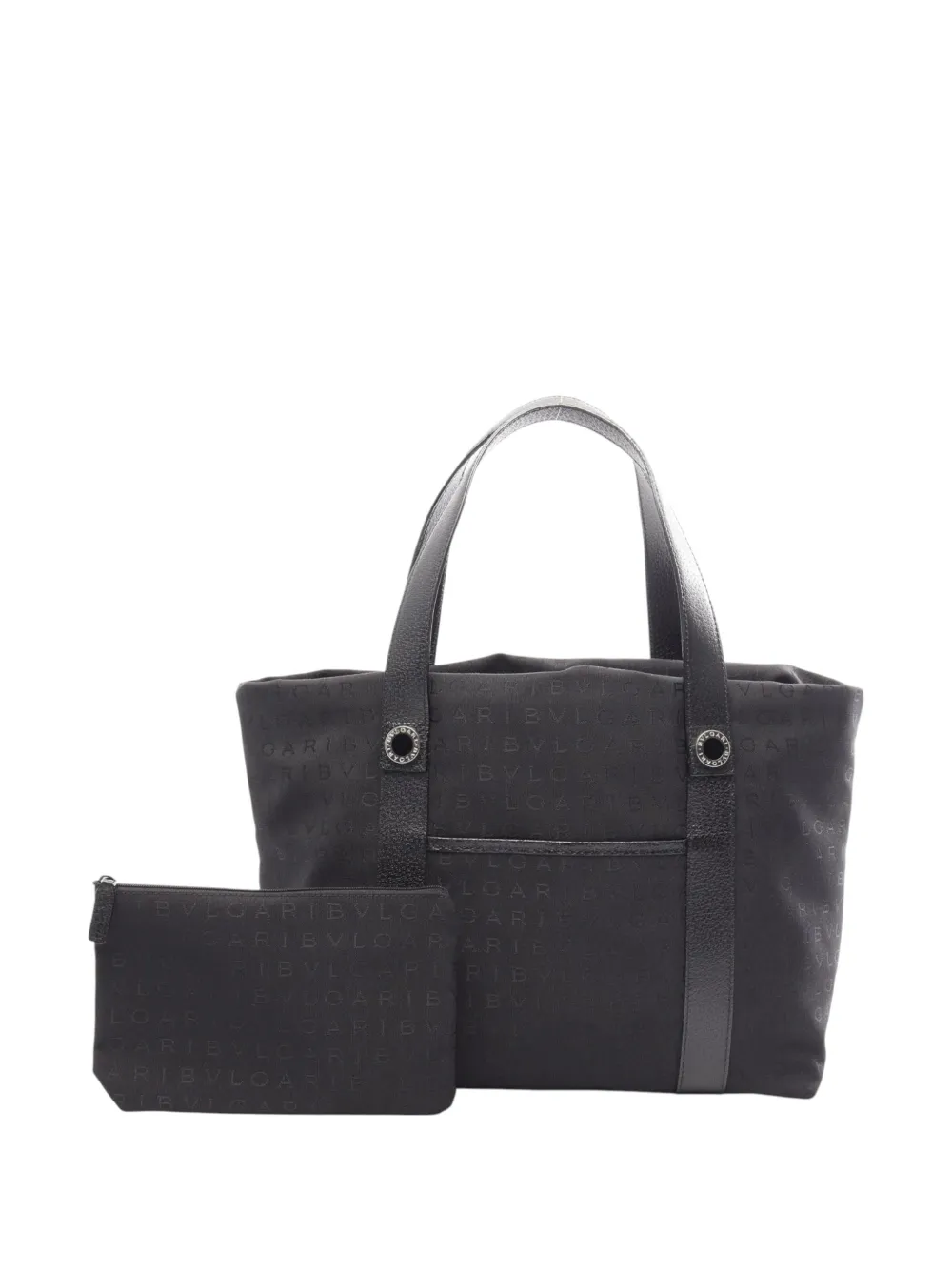 Bvlgari Pre-Owned 2000-2010 Logomania tote bag - Black
