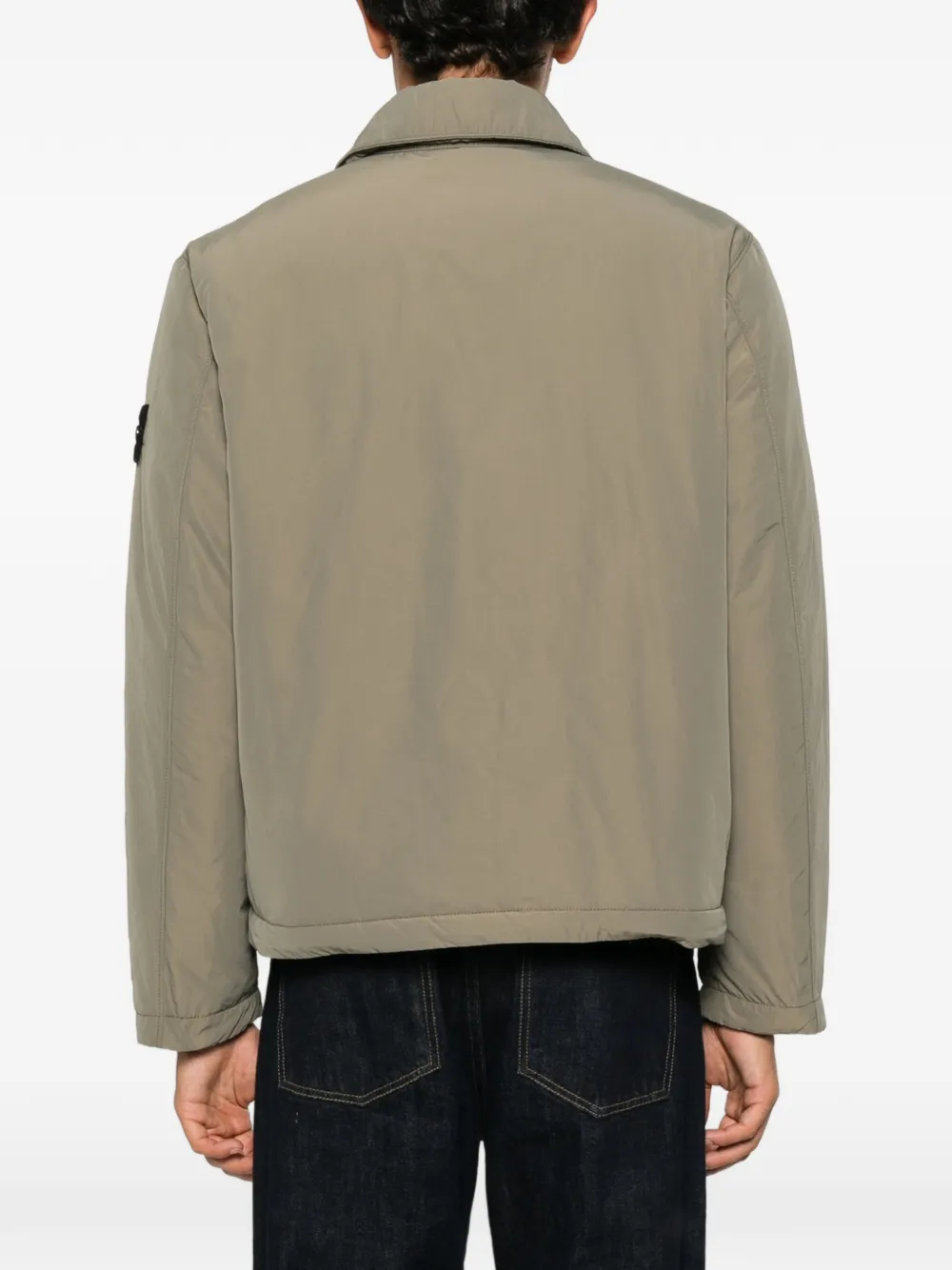 Stone Island Jack met rits Groen