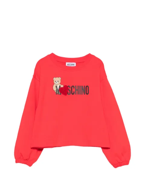 Moschino Kids hoodie con motivo Teddy Bear