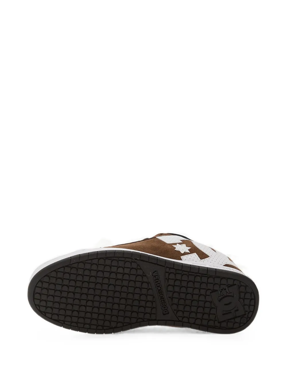 DC Shoes logo-patch suede sneakers Bruin