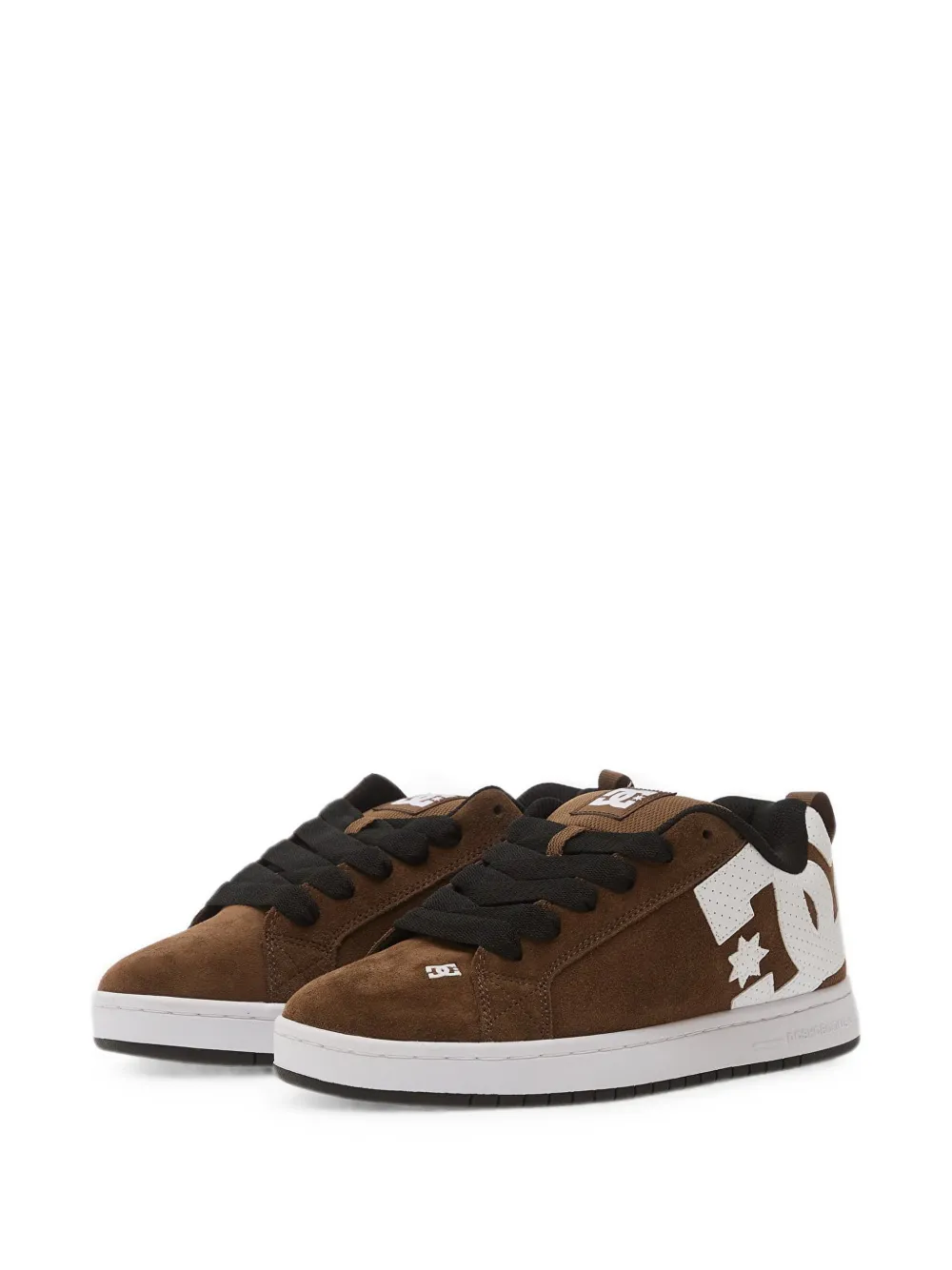 DC Shoes logo-patch suede sneakers Bruin