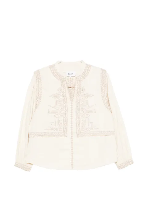 Ba&Sh embroidered long-sleeve blouse