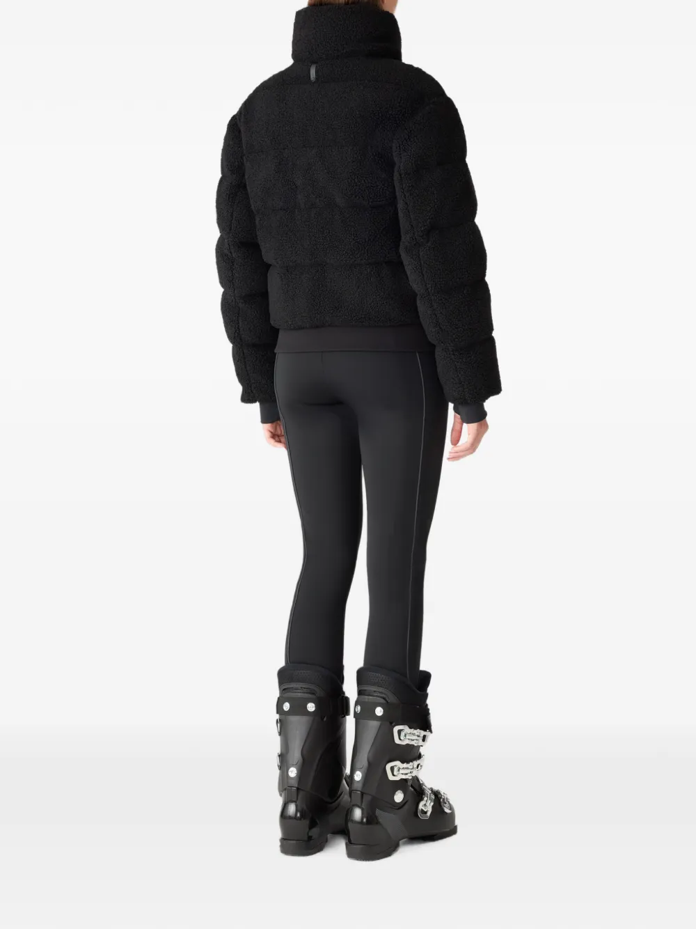 Mackage Anaya ski-jack met lammy textuur Zwart
