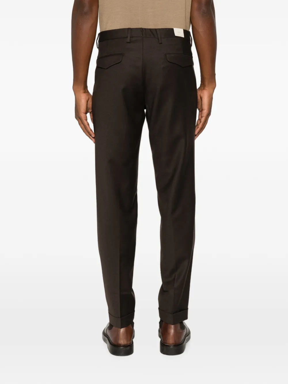 Briglia 1949 Broek met geplooid detail Bruin