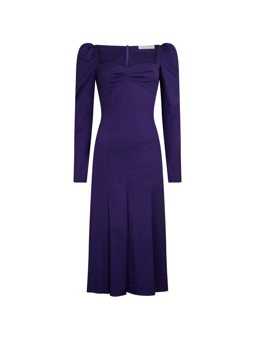 Philosophy Di Lorenzo Serafini sweetheart-neck midi dress - Violett