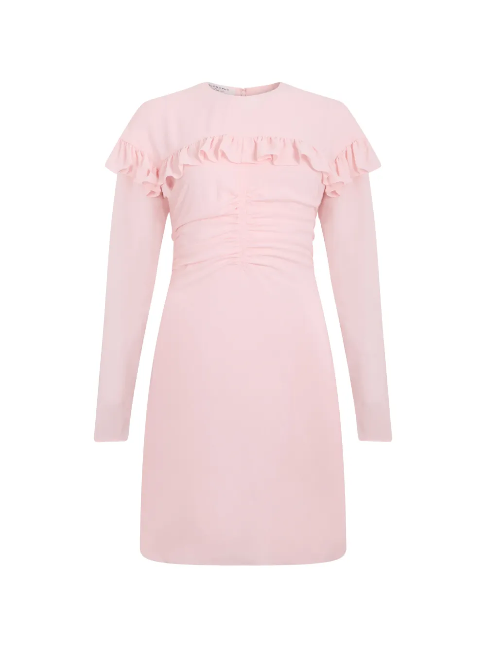 Philosophy Di Lorenzo Serafini ruffled ruched-waist mini dress - Rosa