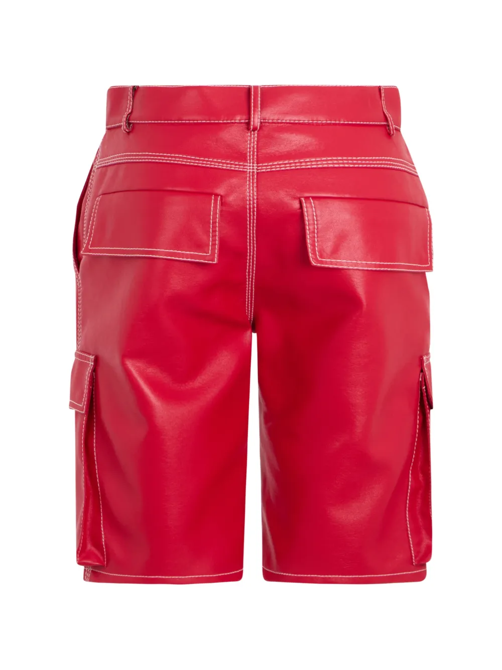 Philosophy Di Lorenzo Serafini Shorts met contrasterende stiksels Rood