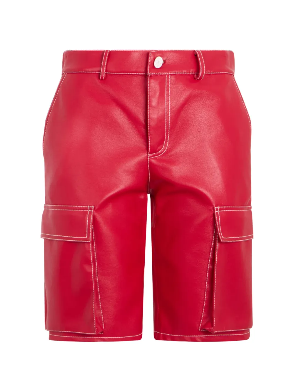 Philosophy Di Lorenzo Serafini contrast-stitch cargo shorts - Rosso