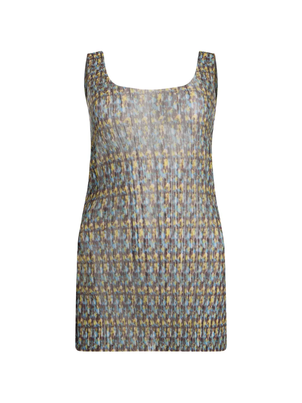 Philosophy Di Lorenzo Serafini pleated abstract-print top - Multicolore