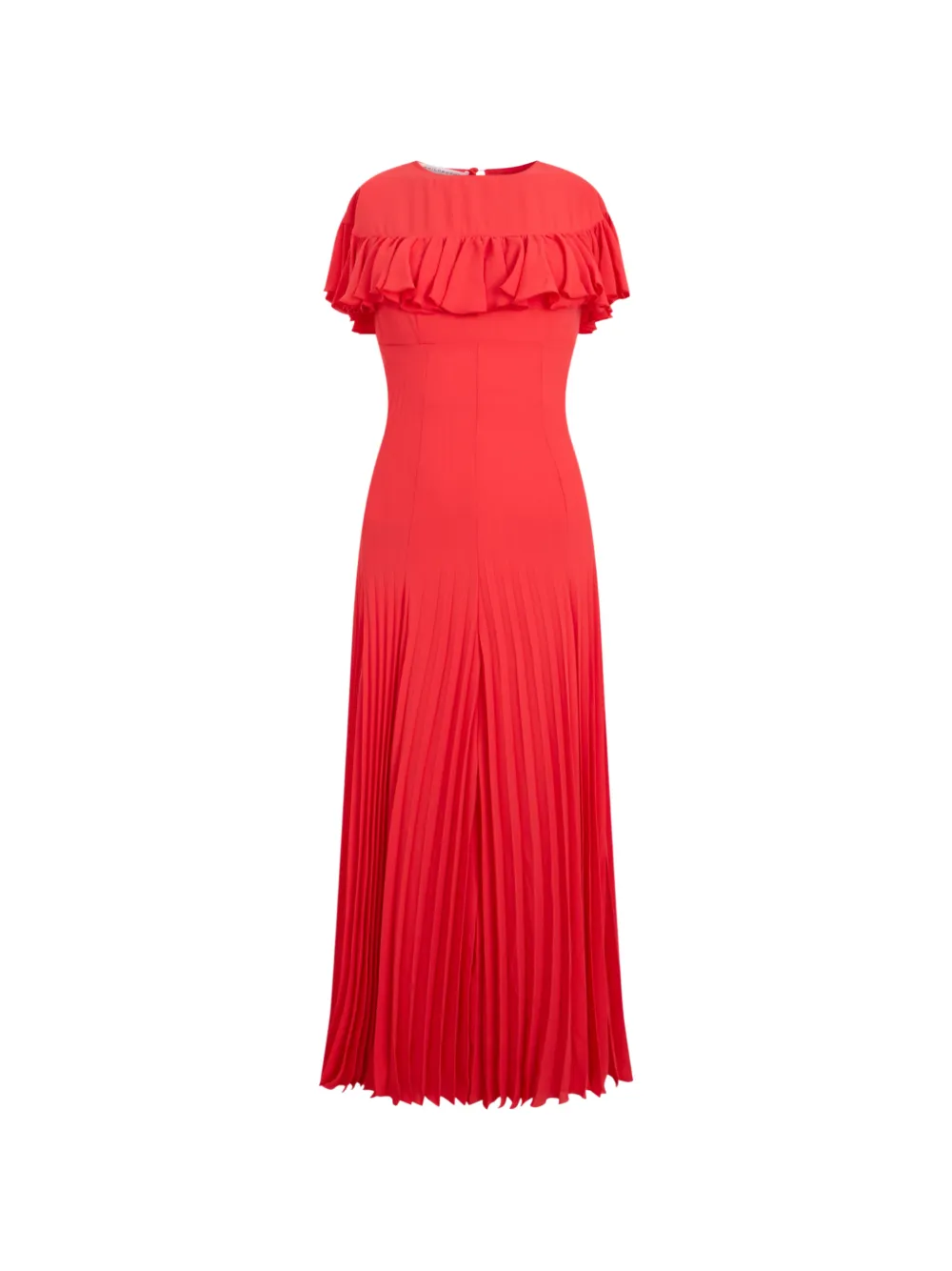 Philosophy Di Lorenzo Serafini ruffled pleated maxi dress - Rot