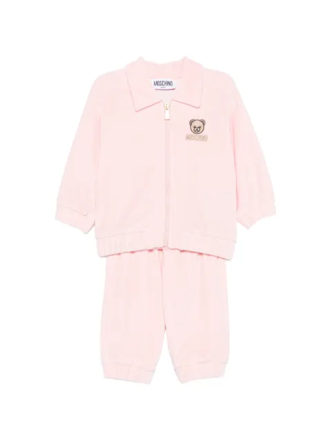 Moschino Kids Teddy Bear embroidered tracksuit