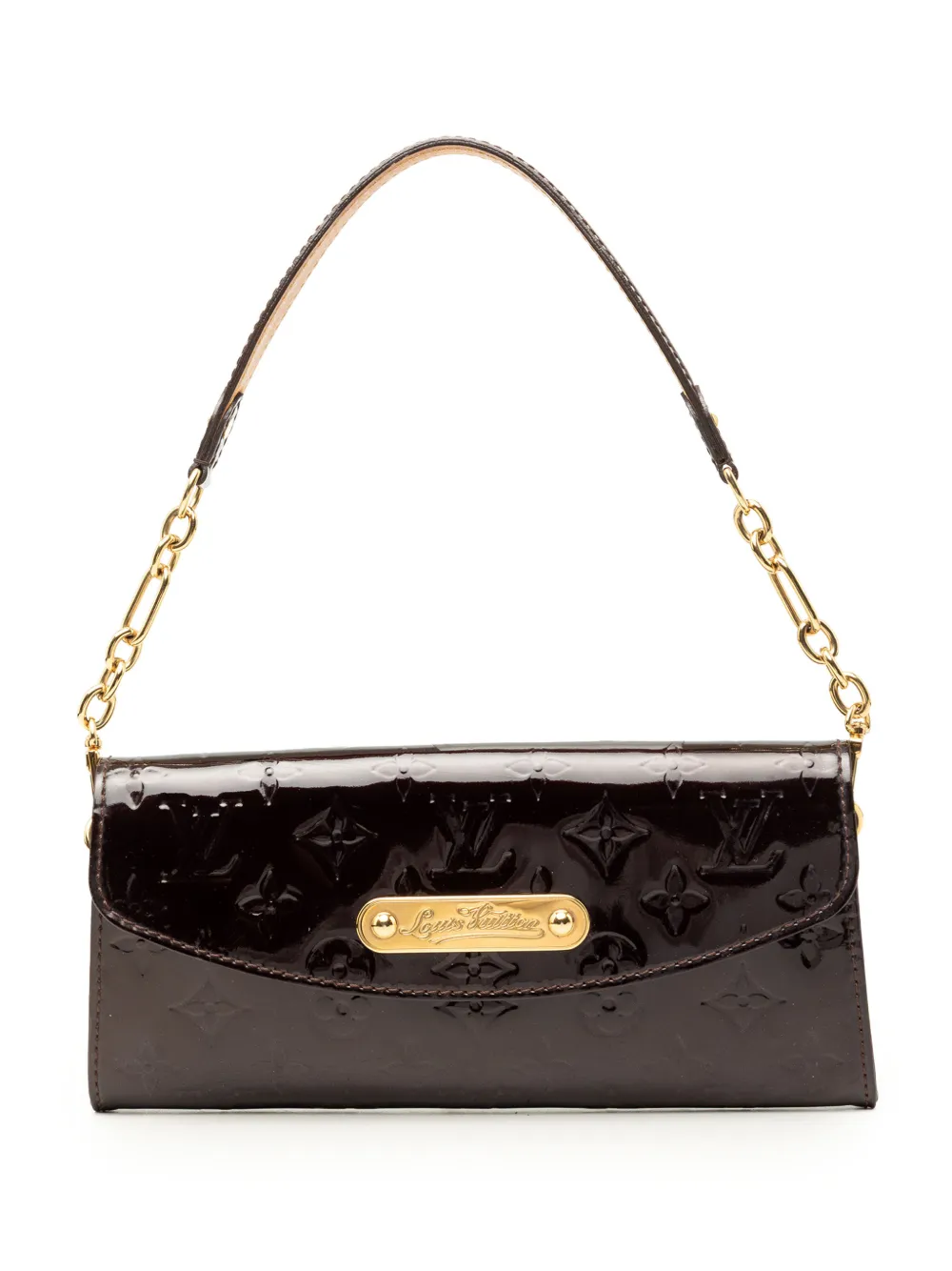 Louis Vuitton Pre-Owned 2010 Monogram Vernis Sunset Boulevard shoulder bag - Viola