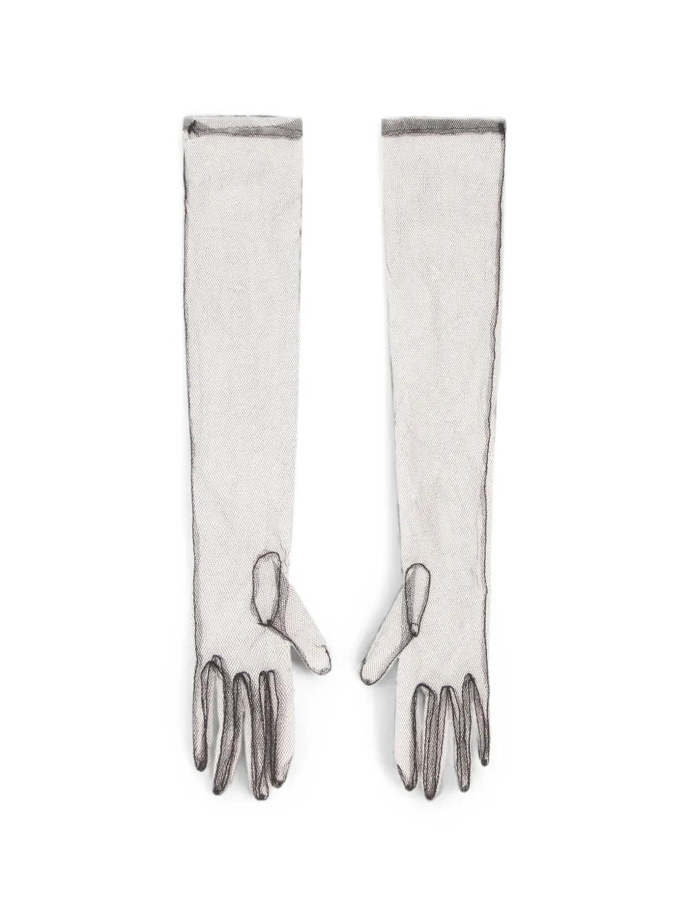 Philosophy Di Lorenzo Serafini transparent long-length gloves - Schwarz