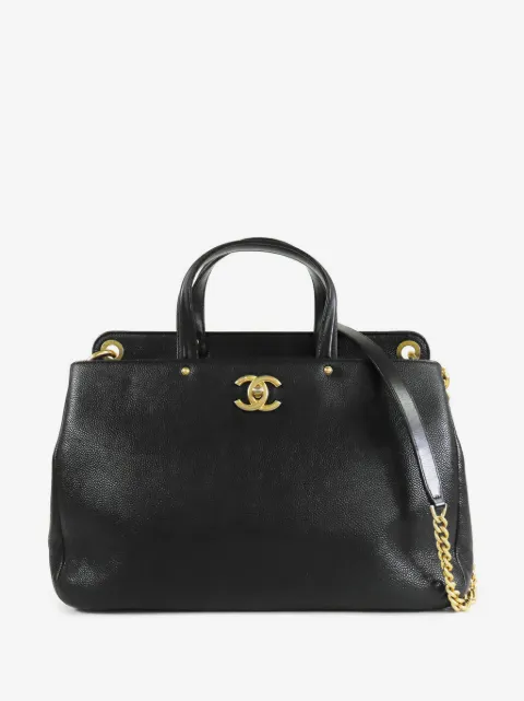 CHANEL Pre-Owned 2016-2017 CC Caviar satchel