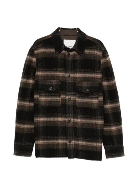 MARANT Kervon check-pattern shirt jacket 