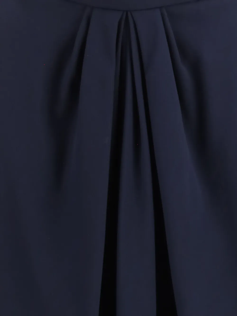 Giorgio Armani Pleated-detail Tulip-hem Skirt in Blue, view 3