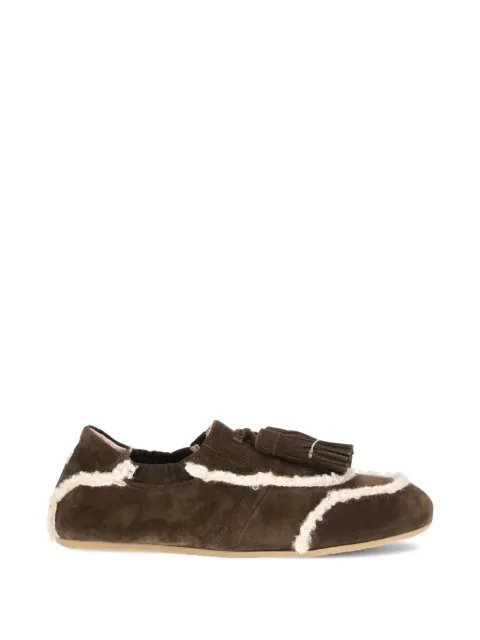 Fratelli Rossetti tassel shearling-trim loafers